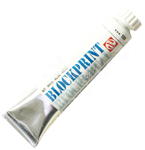Talens Blockprint Farba graficzna 20ml 100 White-70415