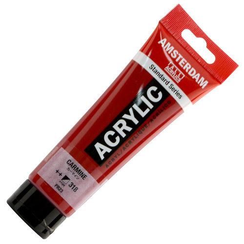 Talens Amsterdam Acryl Farba 318 Carmine 120ml-68528