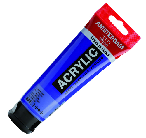 Talens Amsterdam Acryl Farba 120ml 504 Ultramarine-68974