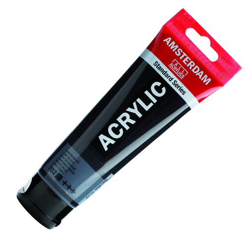 Talens Amsterdam Acryl Farba 702 Lamp Black 120ml-69070