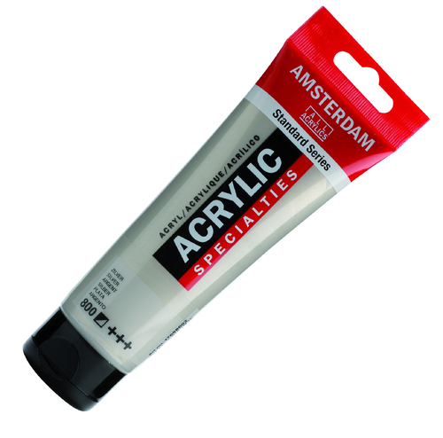 Talens Amsterdam Acryl Farba 800 Silver 120ml-69076
