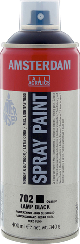 Amsterdam Farby W Sprayu 400 Czerń Sadzy 702-136450