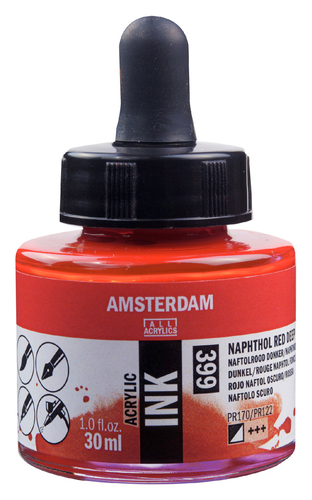 Amsterdam Tusze 30 Czerwony Ftalowy Ciemny 399-136475