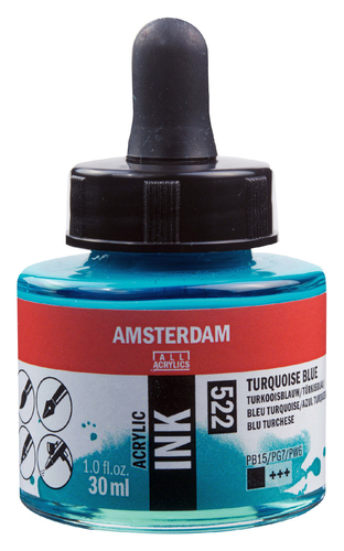 Amsterdam Tusze 30 Niebieski Turkusowy 522-136481