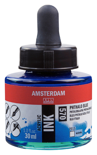 Amsterdam Tusze 30 Niebieski Ftalowy 570-136485
