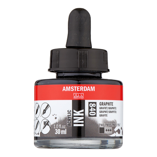 Amsterdam Tusze 30 Grafit 840-136509
