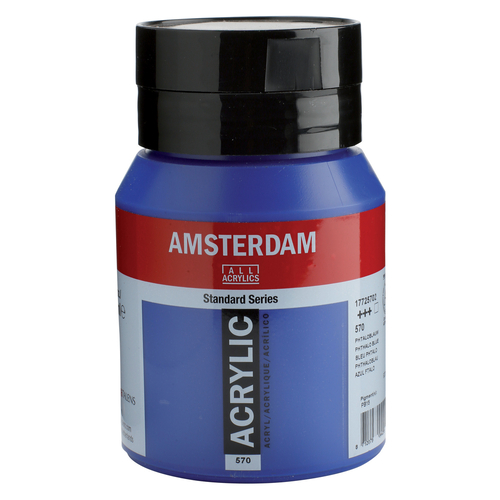 Talens Amsterdam farba akryl 500ml 570 phth blue-112790