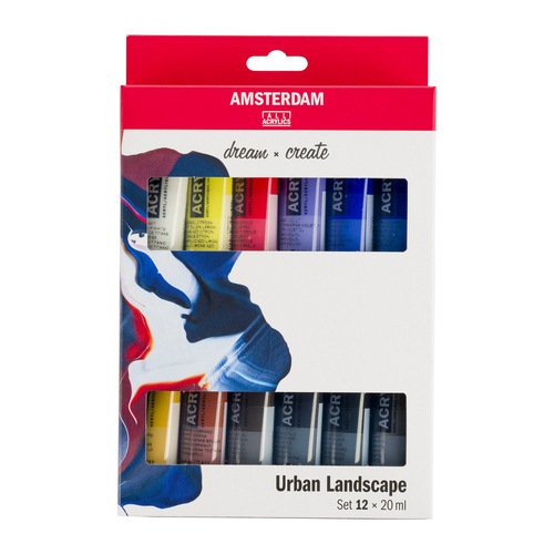 Talens Amsterdam Standard akryl. UrbanLand 12x20ml-132263