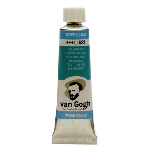 Van Gogh Akwarela 10 Niebieski Turkusowy 522-136569