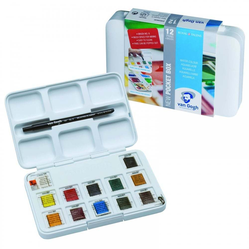 Talens Van Gogh Farby akwarelowe 12x10ml Pocket-67846