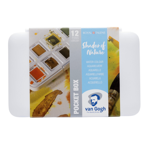 Akwarel Van Gogh kasetka odcienie natury-136606