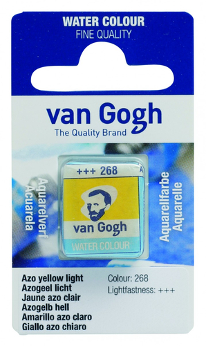 Talens Van Gogh Aquarel Farba kostki 268 AzoYellow-70487