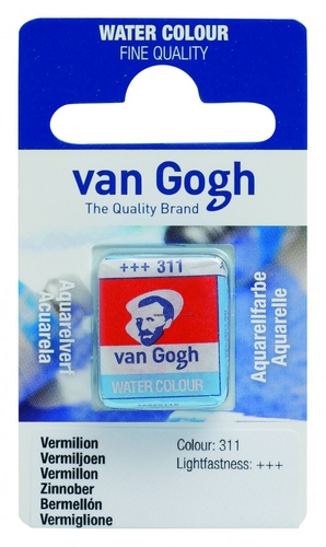 Talens Van Gogh Aquarel Farba kostki 311 Vermilion-70490