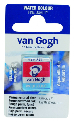 Talens Van Gogh Aquarel Farba kostki 371 PermRed-131585