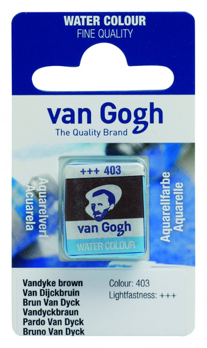 Talens Van Gogh Aquarel Farba kostki 403 V D Brown-70497