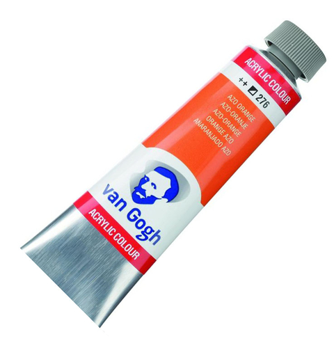 Talens Van Gogh Acryl Farba 40ml 276 Azo Orange-70956
