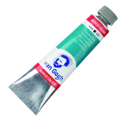 Talens Van Gogh Acryl Farba 40ml 522 Turquo Blue -70989