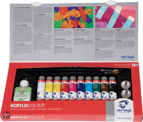 Talens Van Gogh Combi Farby akrylowe 10x40ml+asor-67604