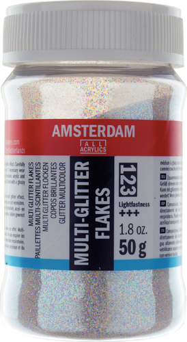 Multi glitter flakes Amsterdam 123-136650