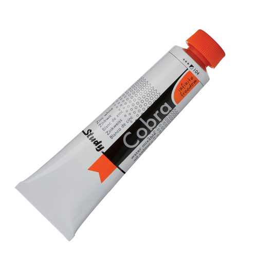Talens Cobra Study W/M Farba Olej 40ml 104 White-110327