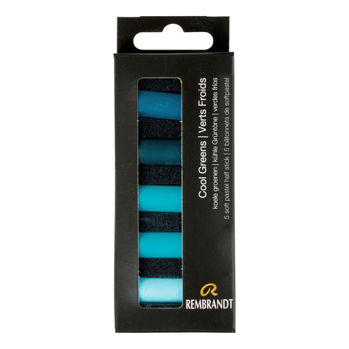 Rembrandt Soft Pastels Cool Greens Set-136699