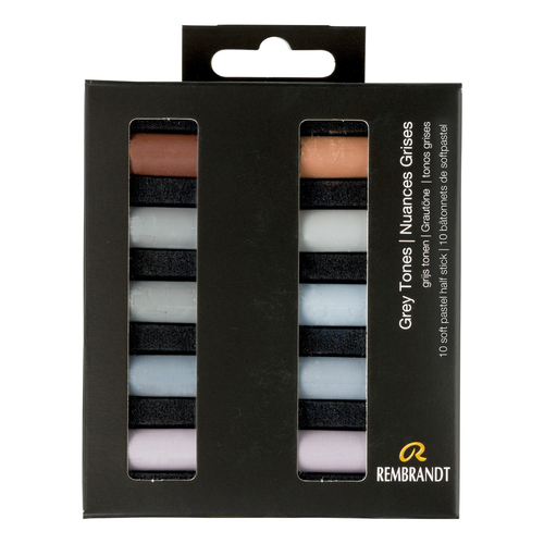 Rembrandt Soft Pastels Grey Tones Set-136721