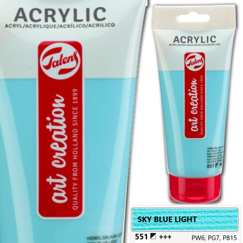 Farba akrylowa Art Creation 200ml sky blue lig 551-141217