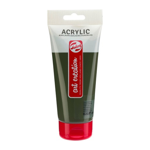 Farba akrylowa - Talens Art - Olive Green, 200 ml-141225