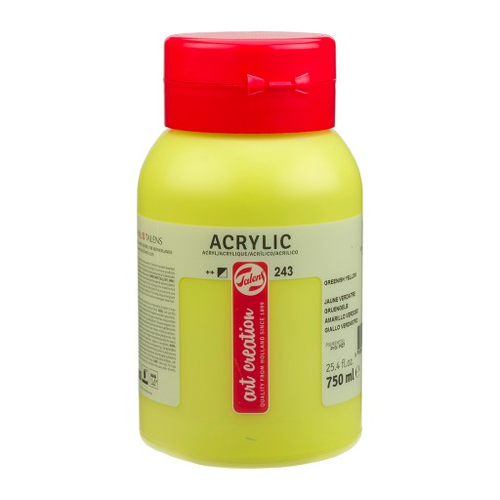Farba akrylowa Talens 750ML 243 GREENISH YELLOW-141247