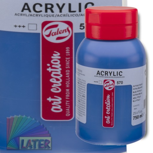 Farba akrylowa Art Creation 750ml Phthalo blue 570-141257