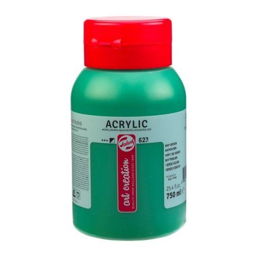 Farba akrylowa - Talens Art - Sap Green, 750 ml-141261