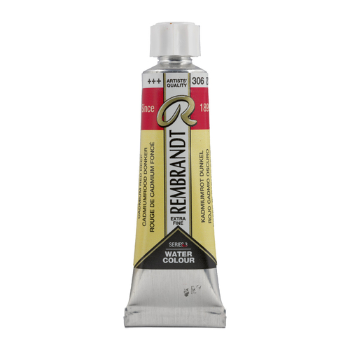 Rembrandt Akwarel 10 Czerwony Kadmowy Ciemny 306-137089