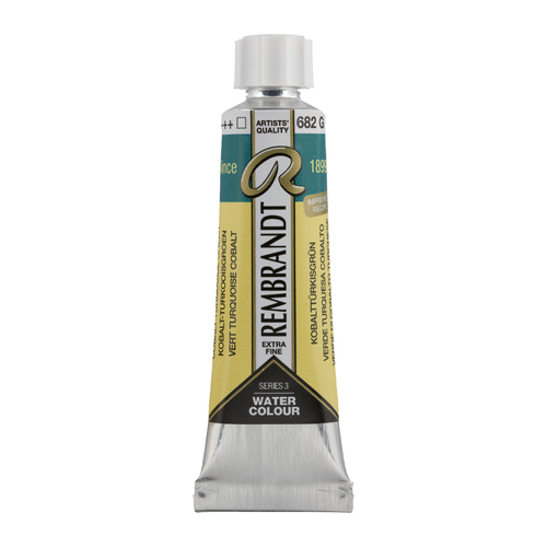 Rembrandt Akwarel 10 Turkusowo 682-137155