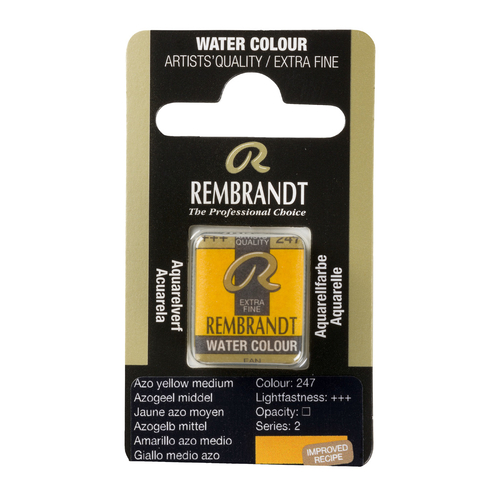 Rembrandt Farby Akwarelowe Żółty Średni Azo 247-137322