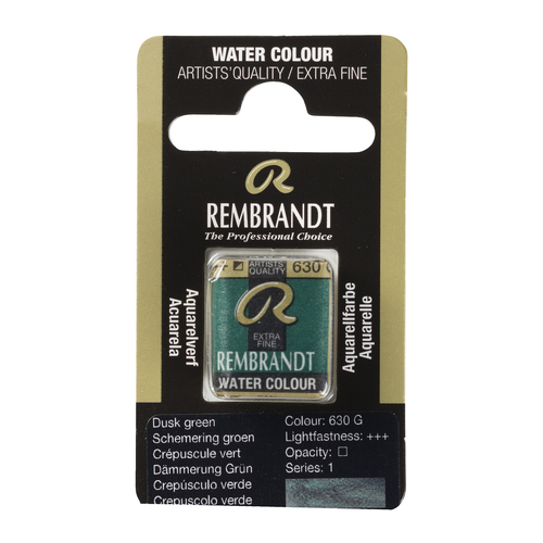Rembrandt Farby Akwarelowe Przygaszony Zielony 630-139928