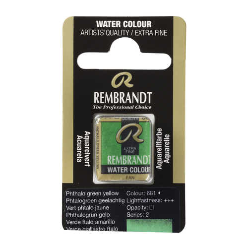 Rembrandt Akwarel Zielono-Żółty Ftalowy 681-139886
