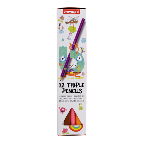 Triple Set 12 Coloured Pencils-137531