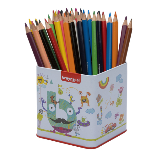 Bruynzeel Triple Colour Pencils Tin 48-137534