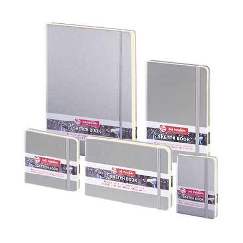 Szkicownik shiny silver 9x14 cm 140 g Talens-140157