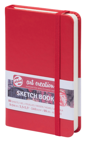Szkicownik red 9x14 cm 140 g Talens-139882