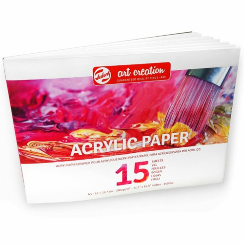 Blok do farb akrylowych Talens A3 290g-141382
