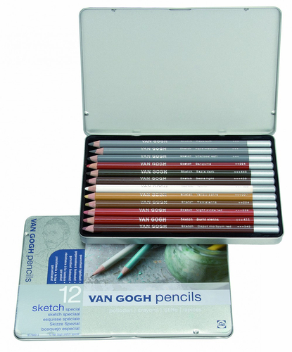 Talens Van Gogh Sketch Special Olówki grafit 12szt-71074