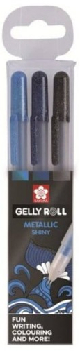 Długopisy Sakura Gelly Roll komplet 3 sztuki Ocean-141407