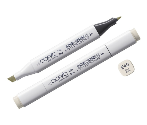 COPIC Classic Marker E40 Brick White -144943