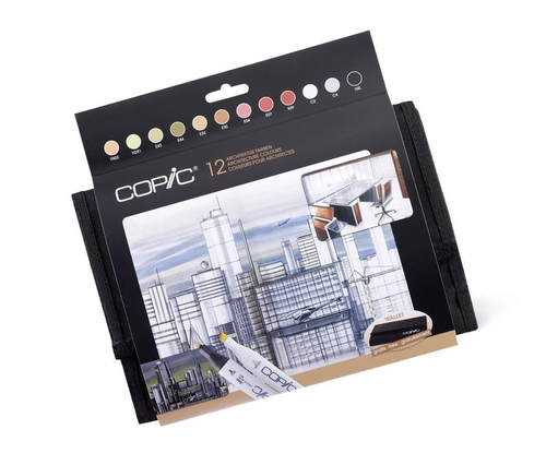 COPIC Classic Markery Kolory Architektury 12 szt-144165