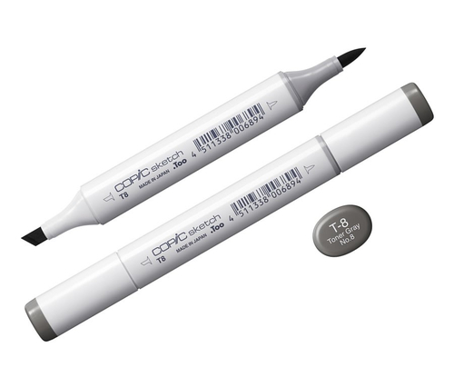 COPIC Sketch Marker Toner T8 Gray No.8-144579