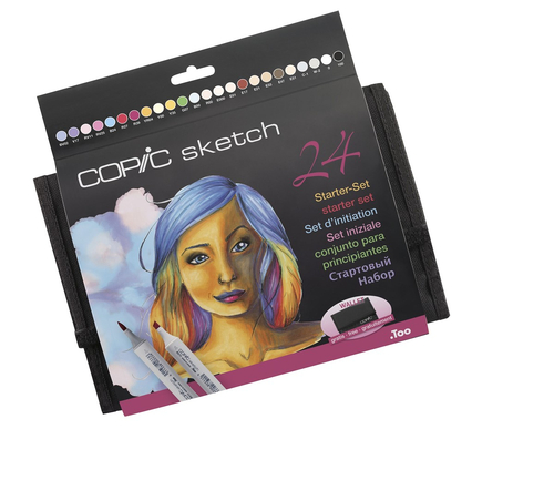 COPIC Sketch Starter Wallet Markery 24 kol-144123