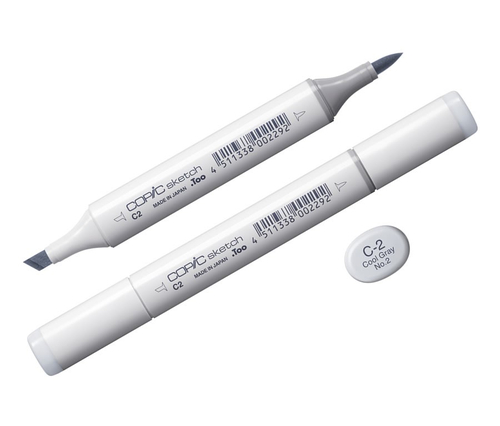 COPIC Sketch Marker C2 Cool Gray No.2-144934