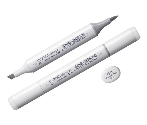 COPIC Sketch Marker N1 Neutral Gray No.1-145170