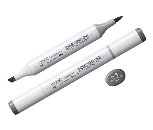 COPIC Sketch Marker N8 Neutral Gray No.8-145174